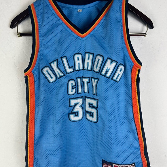 Kevin Durant Oklahoma City Thunder Jersey Boys Size Large - Picture 2 of 10